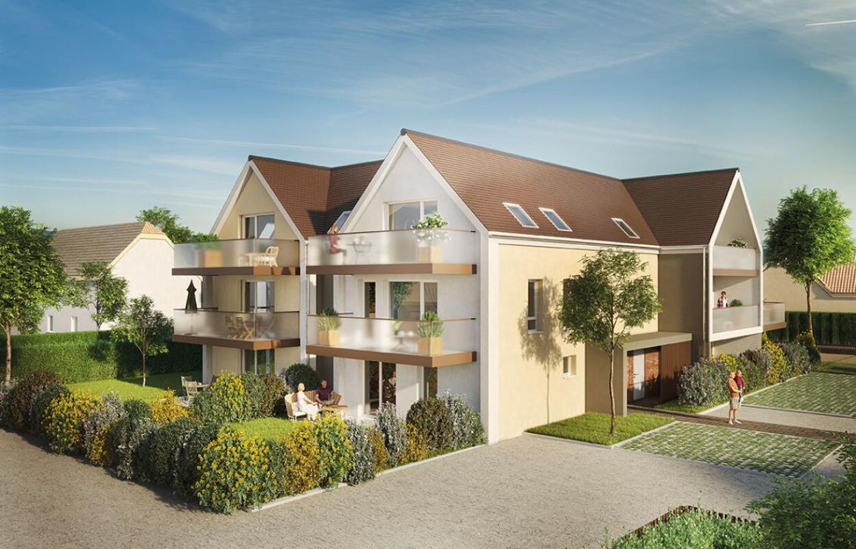 appartement neuf T2, T4 pièces 42 à 77 m2 à vendre à Wittenheim (68270)