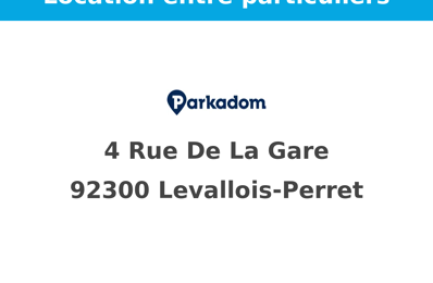 location garage 200 € CC /mois à proximité de Levallois-Perret (92300)