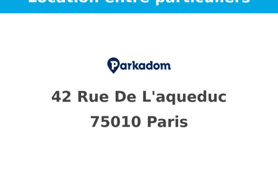 location garage 110 € CC /mois à proximité de Paris 9 (75009)