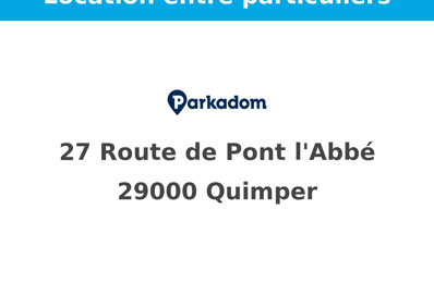 location garage 60 € CC /mois à proximité de Quimper (29000)