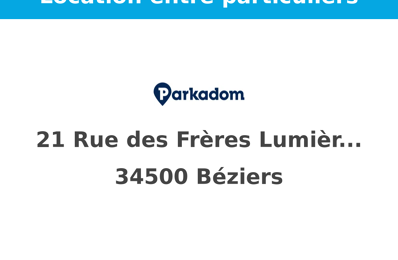 location garage 60 € CC /mois à proximité de Béziers (34500)