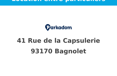 location garage 80 € CC /mois à proximité de Montreuil (93100)