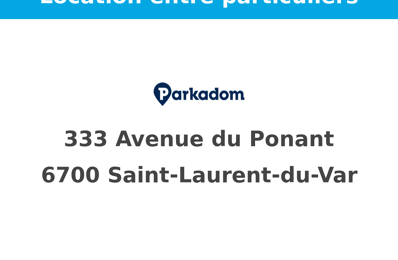 location garage 200 € CC /mois à proximité de Villeneuve-Loubet (06270)