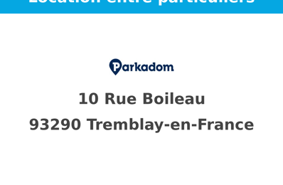 location garage 150 € CC /mois à proximité de Villepinte (93420)