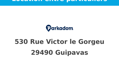 location garage 50 € CC /mois à proximité de Brest (29200)