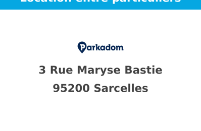 location garage 75 € CC /mois à proximité de Sarcelles (95200)