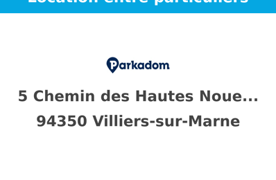 location garage 90 € CC /mois à proximité de Noisy-le-Grand (93160)