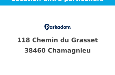 location garage 100 € CC /mois à proximité de Frontonas (38290)