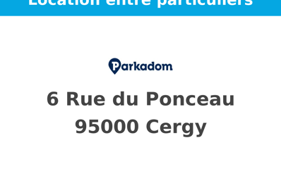 location garage 60 € CC /mois à proximité de Cergy (95000)