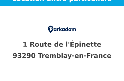 location garage 170 € CC /mois à proximité de Juilly (77230)