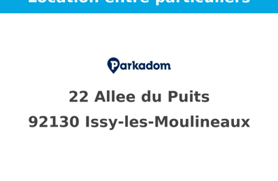 location garage 90 € CC /mois à proximité de Issy-les-Moulineaux (92130)