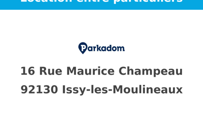 location garage 120 € CC /mois à proximité de Issy-les-Moulineaux (92130)