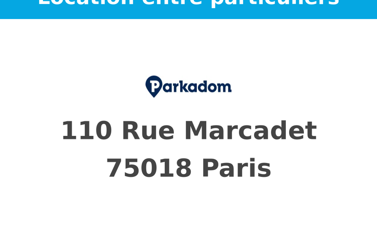 garage  pièces  m2 à louer à Paris 18 (75018)