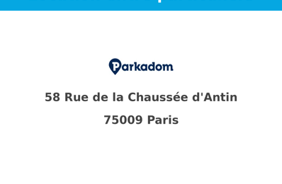 location garage 150 € CC /mois à proximité de Paris 9 (75009)