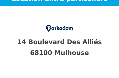 location garage 58 € CC /mois à proximité de Mulhouse (68200)