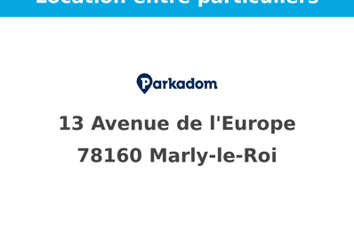 location garage 100 € CC /mois à proximité de Louveciennes (78430)