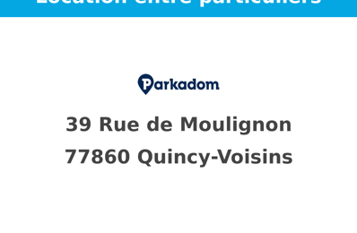 location garage 50 € CC /mois à proximité de Meaux (77100)