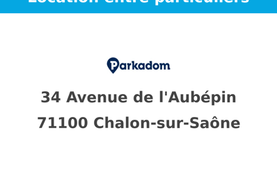 location garage 55 € CC /mois à proximité de Chalon-sur-Saône (71100)