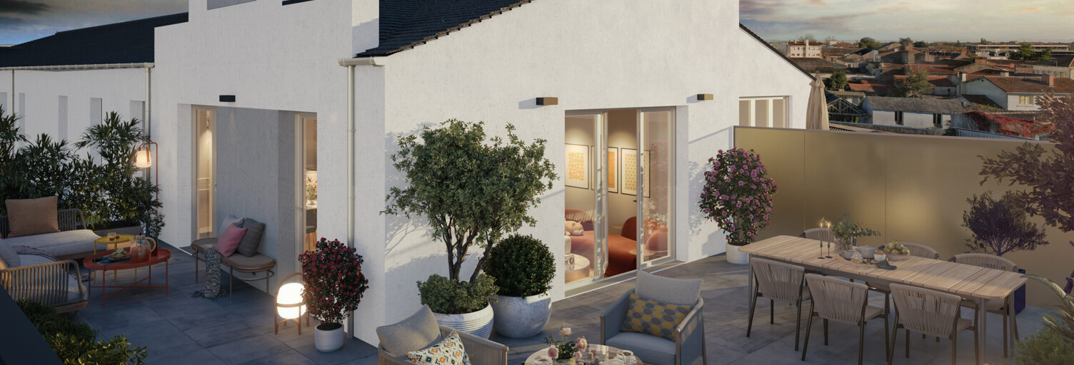 Appartement neuf T1, T2, T3, T4 Pièce 37 à 104 m² à vendre à Challans (85300)