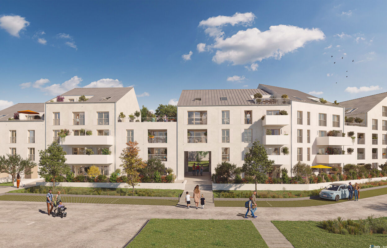 appartement neuf T1, T2, T3, T4 pièces 22 à 124 m2 à vendre à Caen (14000)