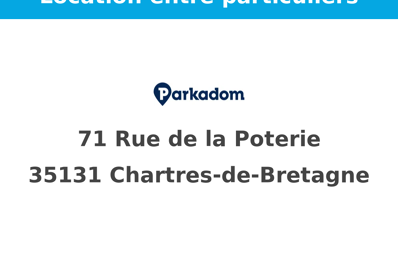 location garage 50 € CC /mois à proximité de Rennes (35700)