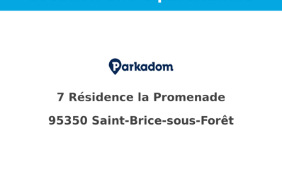 garage  pièces  m2 à louer à Saint-Brice-sous-Forêt (95350)