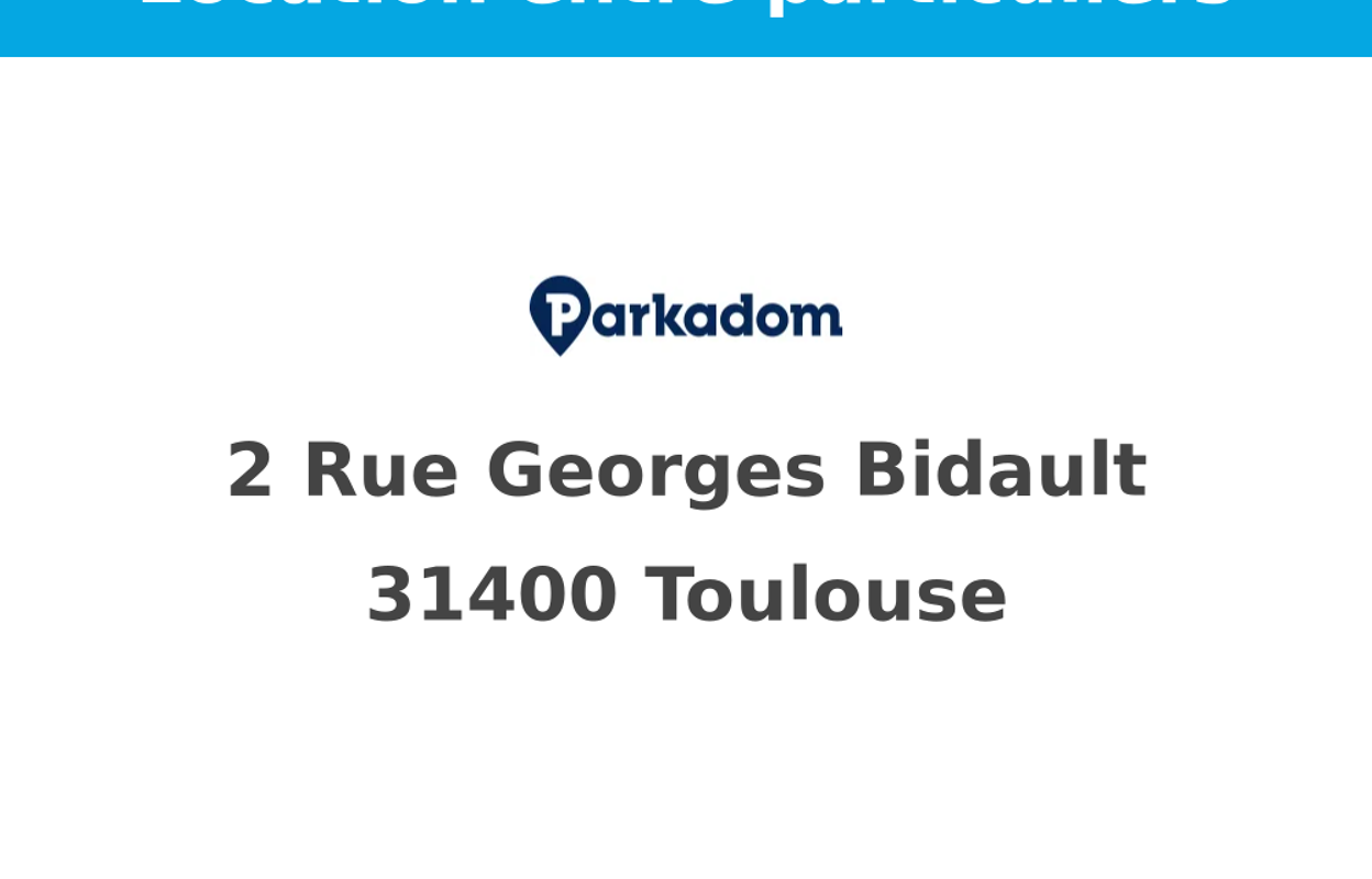 garage  pièces  m2 à louer à Toulouse (31400)