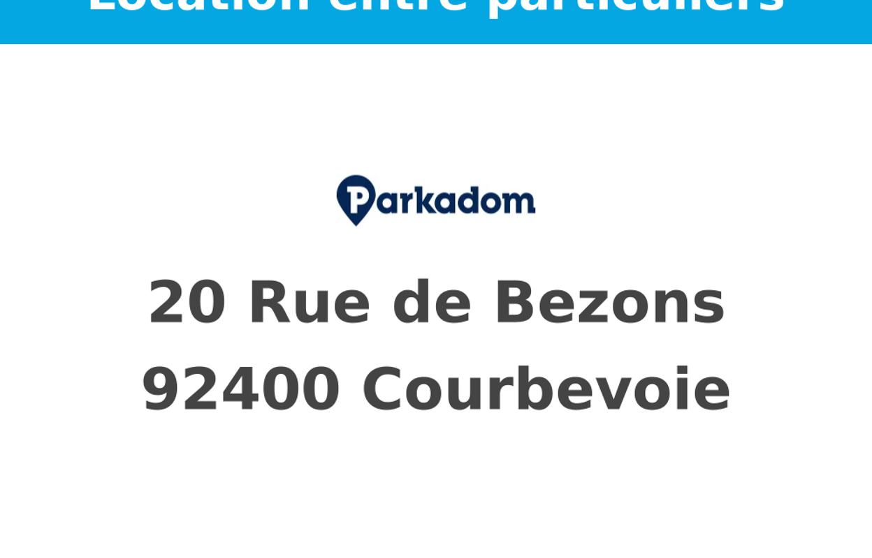 garage  pièces  m2 à louer à Courbevoie (92400)