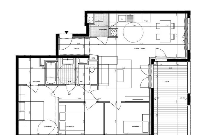 Appartement T4 82m² avec garage — photo 4