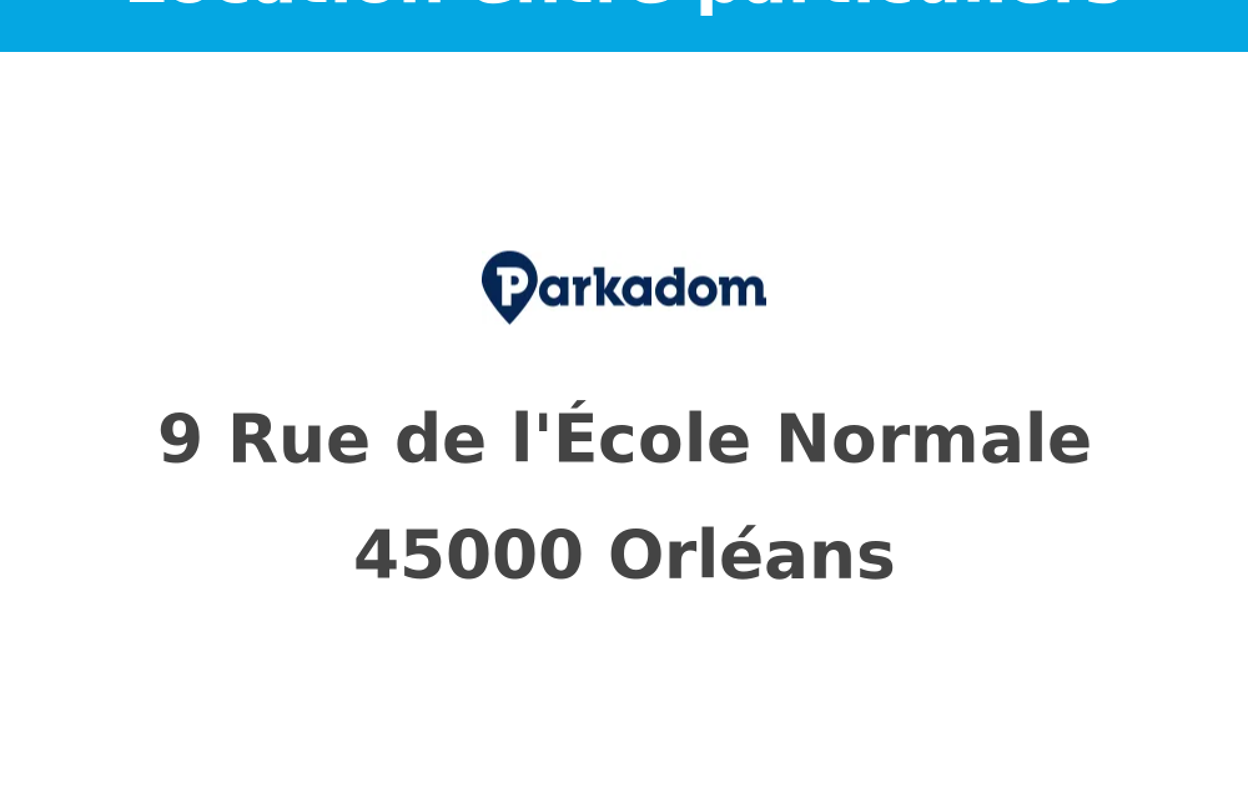 garage  pièces  m2 à louer à Orléans (45000)