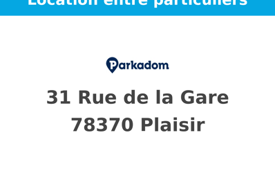 location garage 130 € CC /mois à proximité de Saint-Germain-en-Laye (78100)