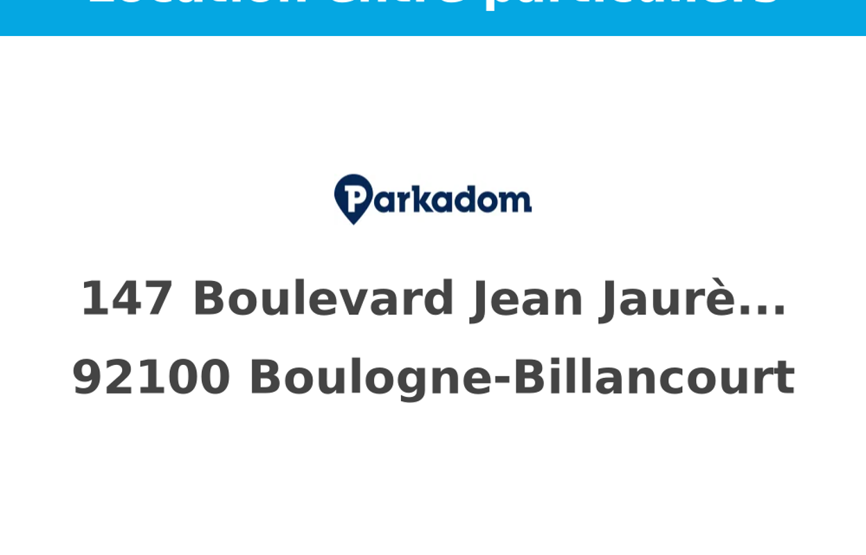 garage  pièces  m2 à louer à Boulogne-Billancourt (92100)