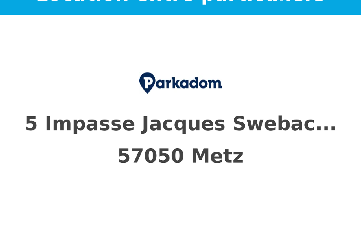 garage  pièces  m2 à louer à Metz (57050)