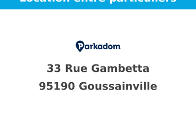 garage  pièces  m2 à louer à Goussainville (95190)