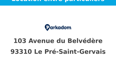 location garage 85 € CC /mois à proximité de Montreuil (93100)
