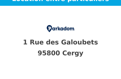 location garage 100 € CC /mois à proximité de Pontoise (95000)