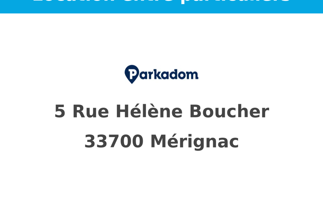 garage  pièces  m2 à louer à Mérignac (33700)