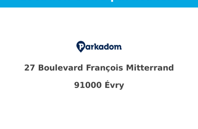 location garage 40 € CC /mois à proximité de Évry-Courcouronnes (91000)