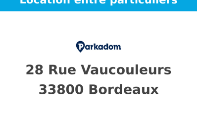 location garage 140 € CC /mois à proximité de Bordeaux (33800)
