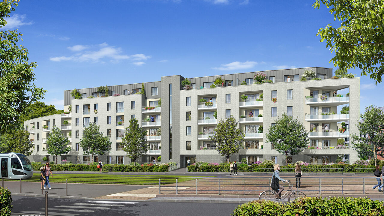 appartement neuf T2, T3, T4 pièces 38 à 84 m2 à vendre à Valenciennes (59300)