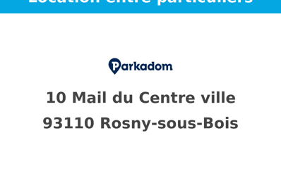 garage  pièces  m2 à louer à Rosny-sous-Bois (93110)