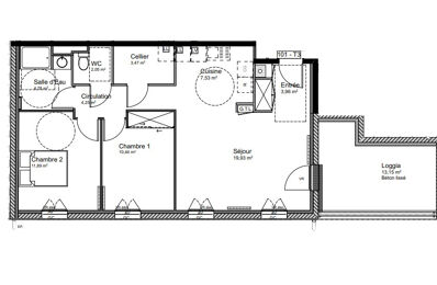 appartement 3 pièces 67 m2 à vendre à Tarbes (65000)