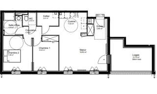 Appartement 3 Pièces 67 m² à vendre à Tarbes (65000)