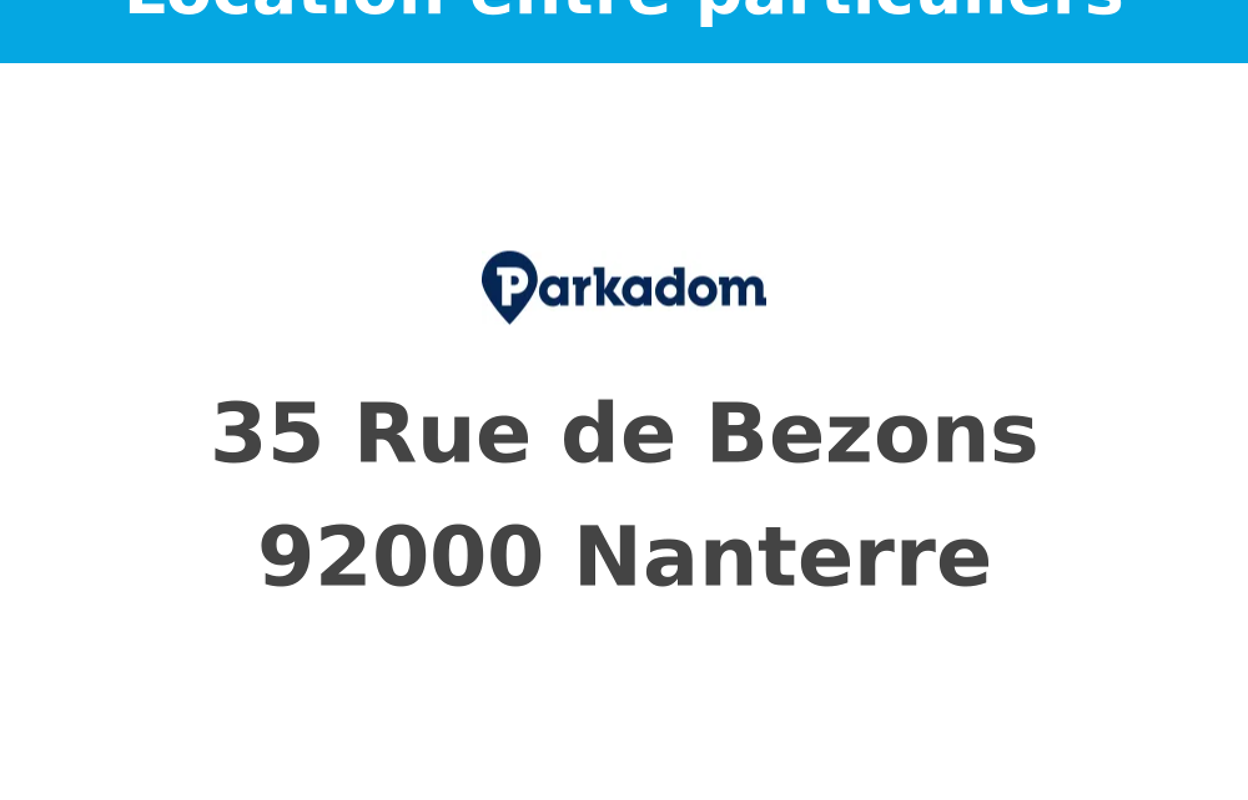 garage  pièces  m2 à louer à Nanterre (92000)