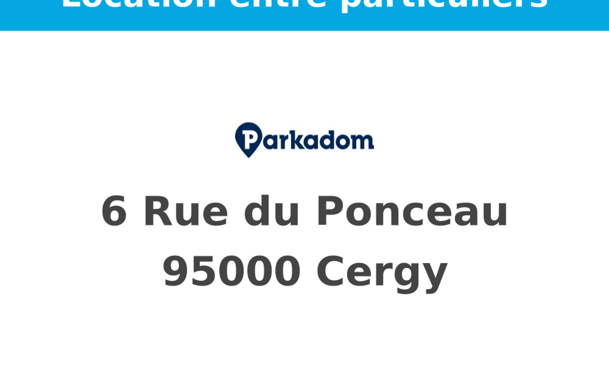 garage  pièces  m2 à louer à Cergy (95000)