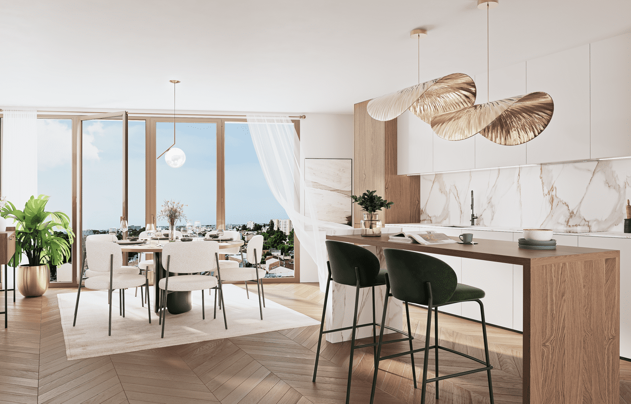appartement neuf T3, T5 pièces 67 à 120 m2 à vendre à Bordeaux (33000)