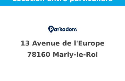 location garage 100 € CC /mois à proximité de Chanteloup-les-Vignes (78570)