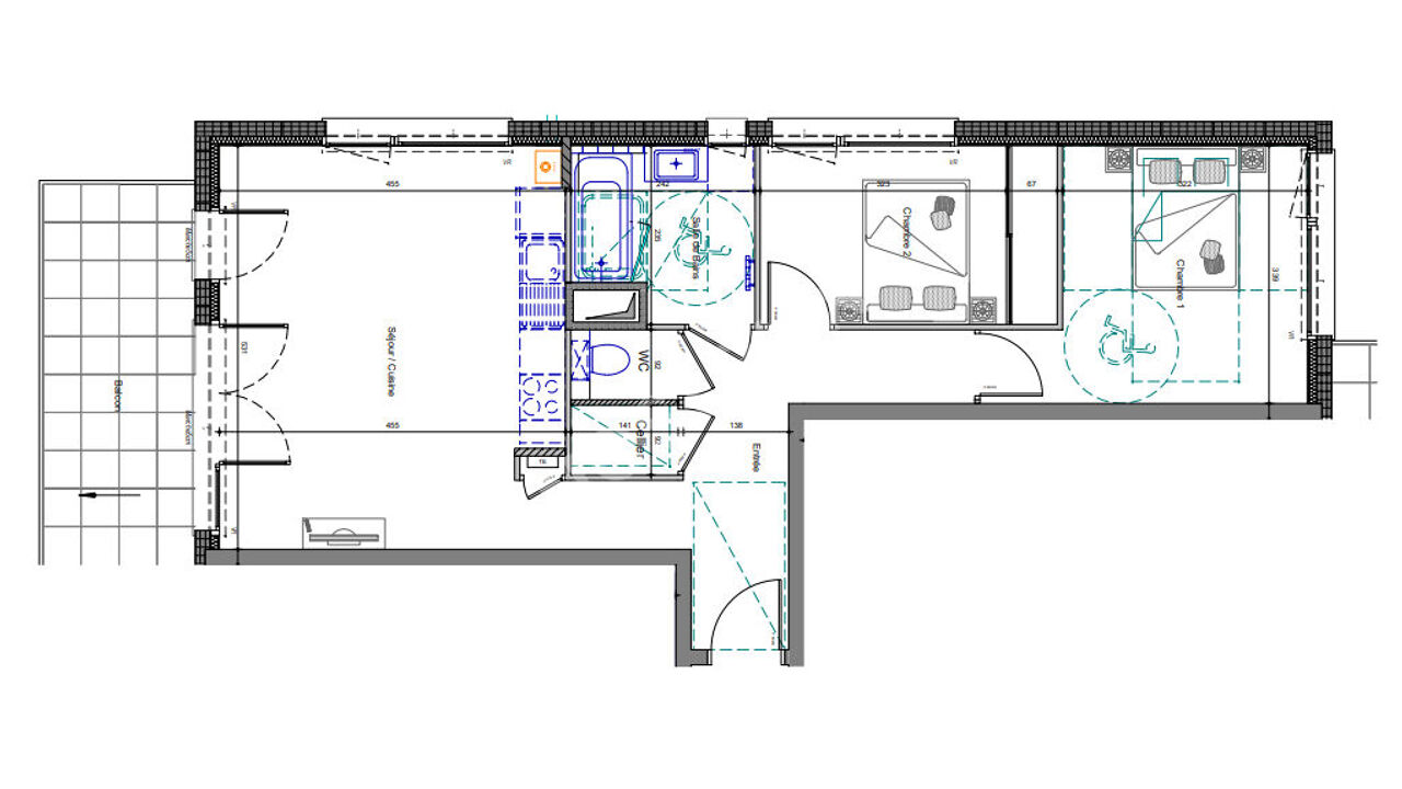 appartement 3 pièces 62 m2 à vendre à Thonon-les-Bains (74200)
