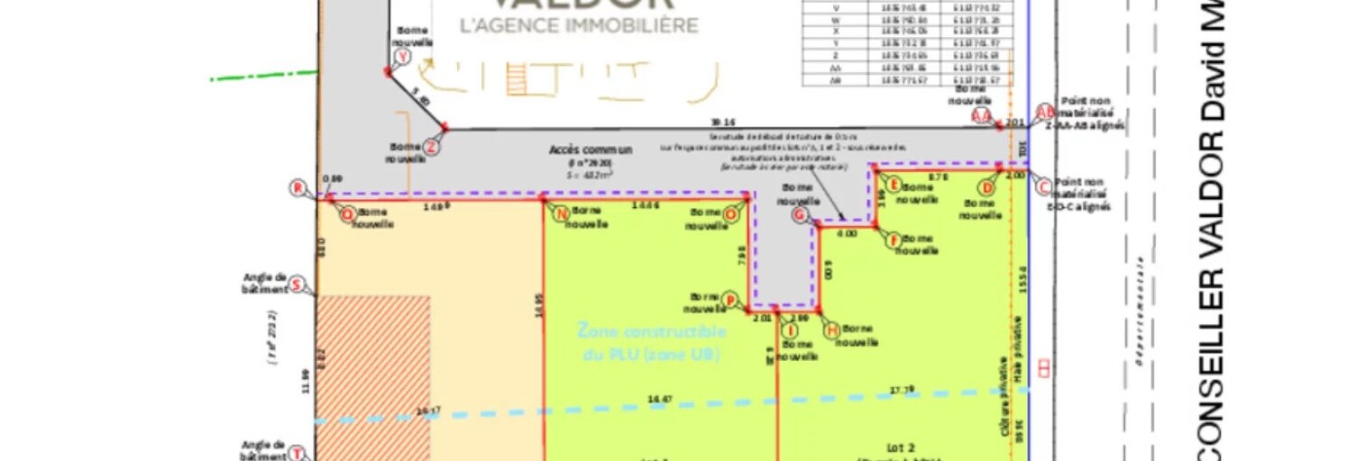 Terrain  721 m² à vendre à Belleville-en-Beaujolais (69220)