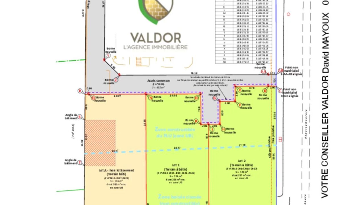 terrain  pièces 721 m2 à vendre à Belleville (69220)